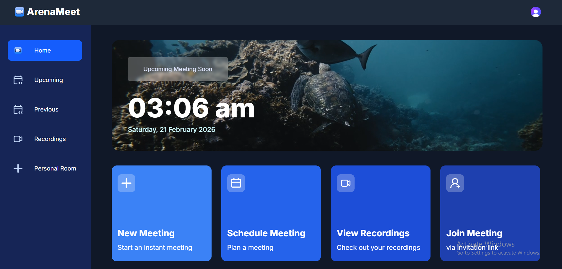 ArenaMeet Platform