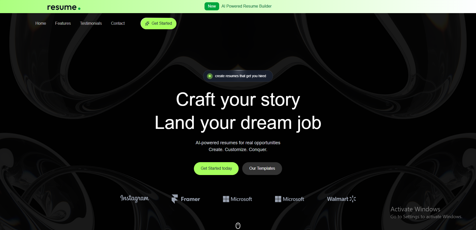 Resumio Project
